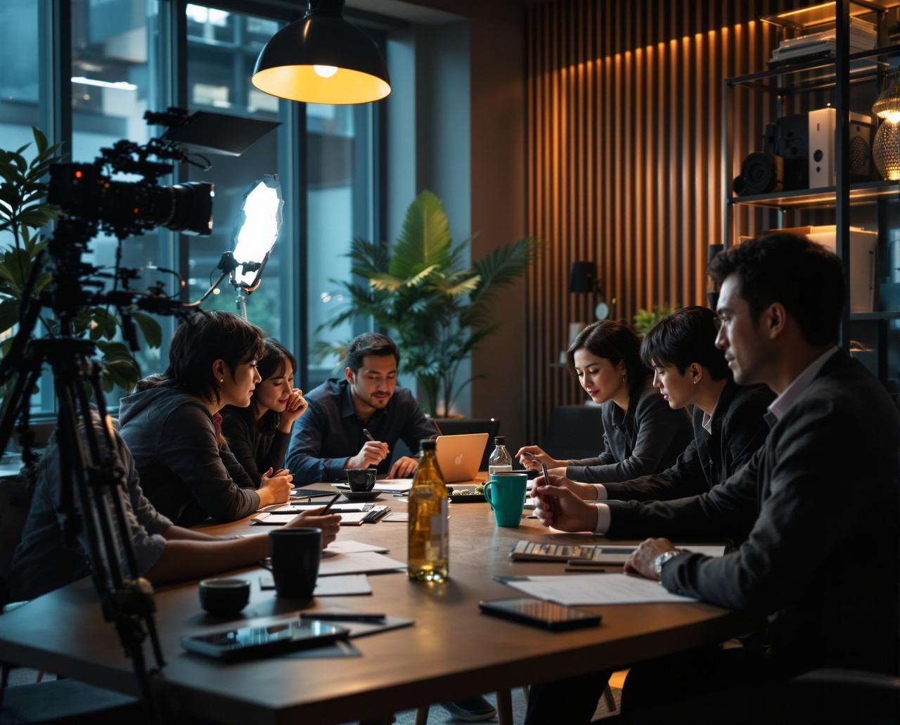 西西影视公司办公环境